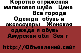 Коротко стриженая малиновая шуба › Цена ­ 10 000 - Все города Одежда, обувь и аксессуары » Женская одежда и обувь   . Амурская обл.,Зея г.